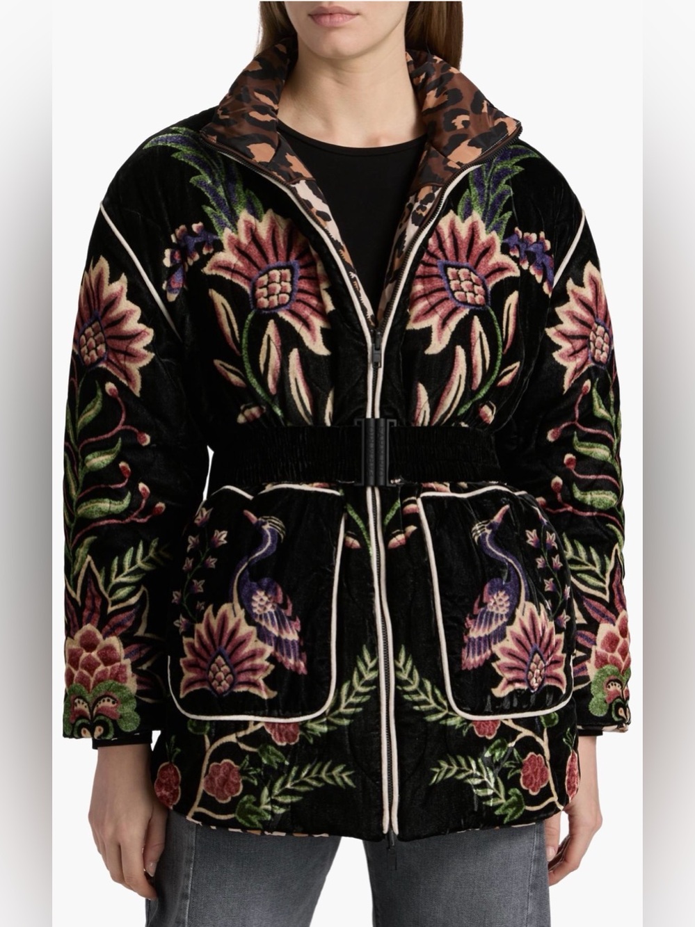 FARM Rio Reversible Marvelous Garden Puffer Jacket - Picture 9 of 15